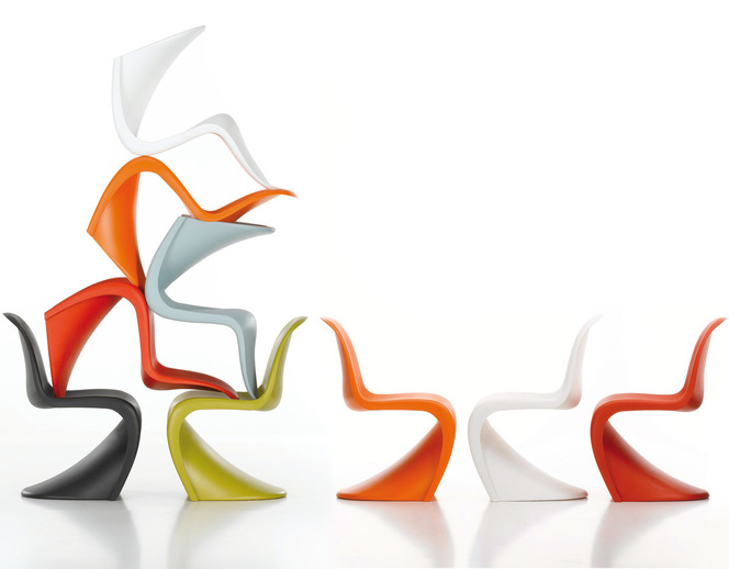 Panton Chair de Verner Panton by Vitra with many colors