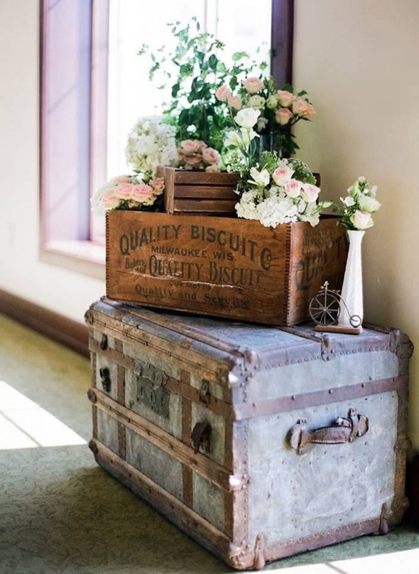 mala bagagem flores vintage 