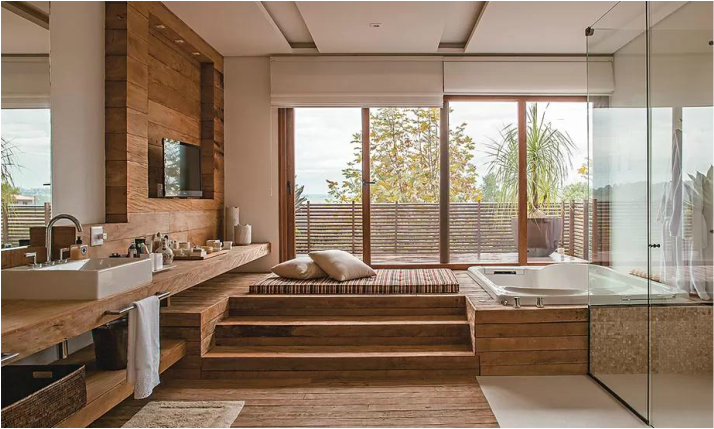 exemplo casa de banho relaxante