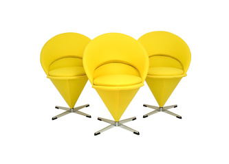 Cone Chair amarela da Vitra