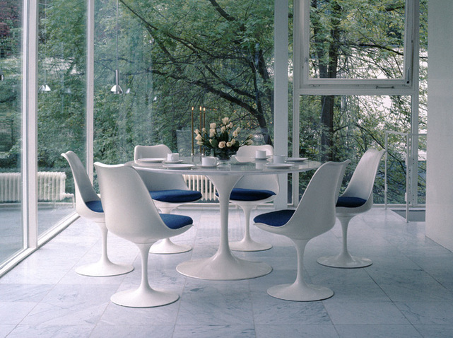 Sala de Jantar - Cadeiras Tulipa de Eero Saarinen