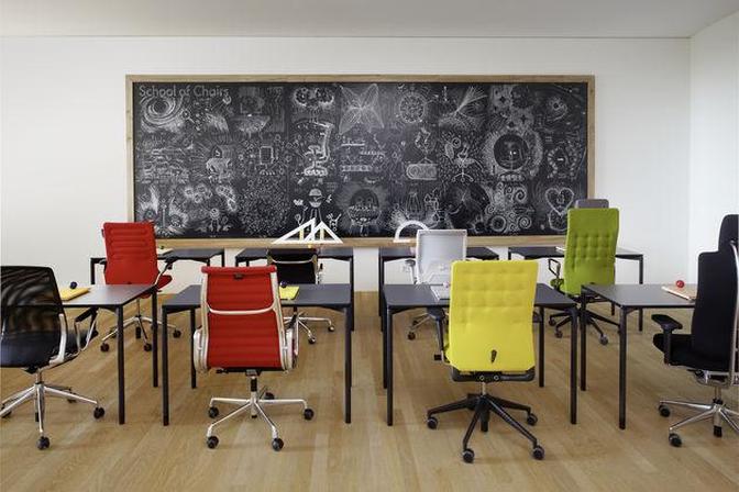 Id Chair Concept by Vitra numa sala de aula