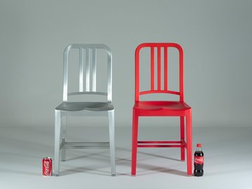 111 Navy Chair emeco e coca-cola em duas cores